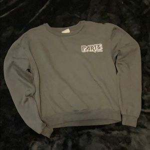 Charcoal gray crewneck